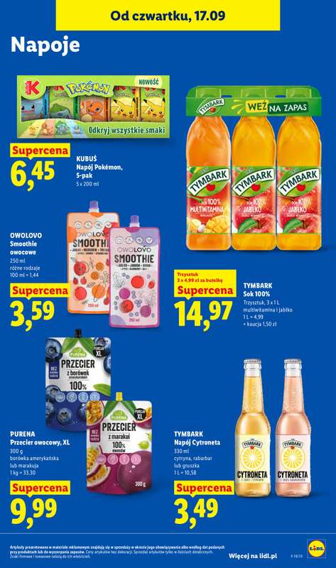 Lidl - gazetka promocyjna Oferta od czwartku od czwartku 17.09 do soboty 19.09 - strona 67