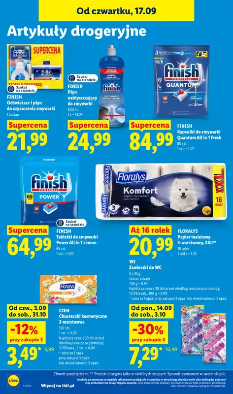 Lidl - gazetka promocyjna Oferta od czwartku od czwartku 17.09 do soboty 19.09 - strona 90