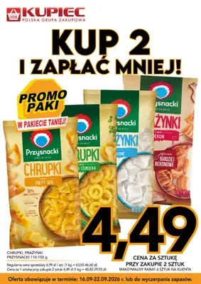 Kupiec - gazetka promocyjna Promopaki od środy 16.09 do wtorku 22.09 - strona 5