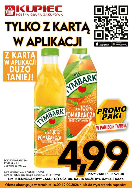 Kupiec - gazetka promocyjna Promopaki od środy 16.09 do wtorku 22.09 - strona 11