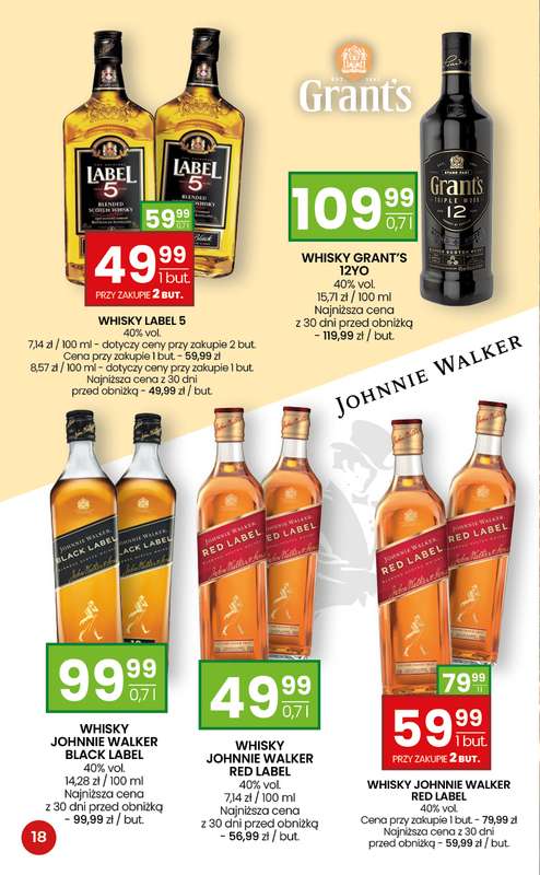 Twój Market - gazetka promocyjna Gazetka alkoholowa od wtorku 15.09 do piątku 18.09 - strona 18