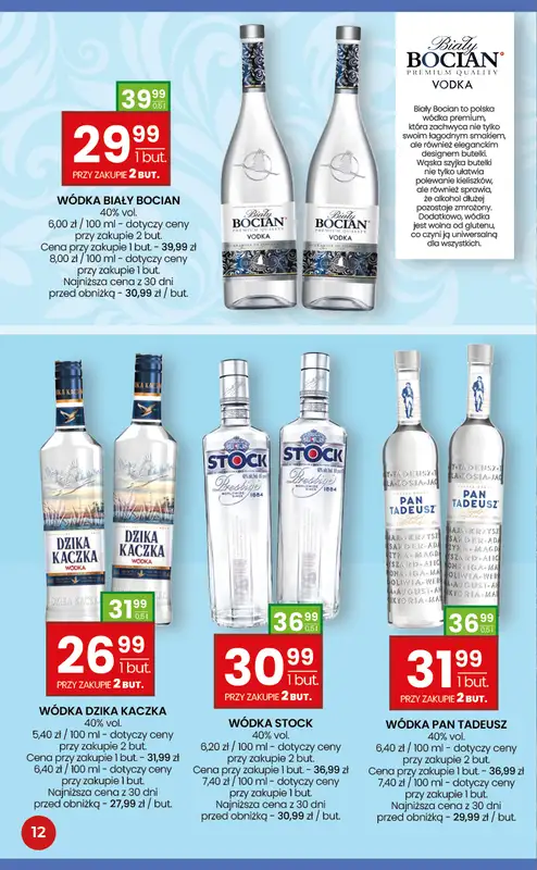 Twój Market - gazetka promocyjna Gazetka alkoholowa od wtorku 15.09 do piątku 18.09 - strona 12