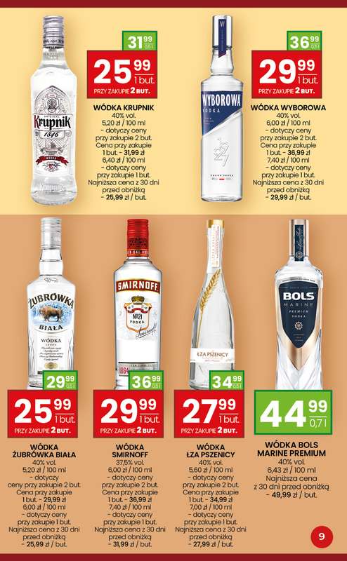 Twój Market - gazetka promocyjna Gazetka alkoholowa od wtorku 15.09 do piątku 18.09 - strona 9