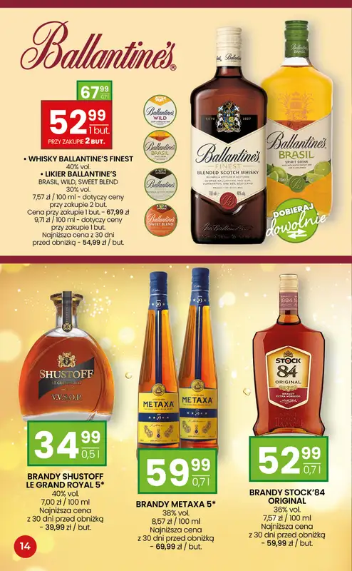 Twój Market - gazetka promocyjna Gazetka alkoholowa od wtorku 15.09 do piątku 18.09 - strona 14