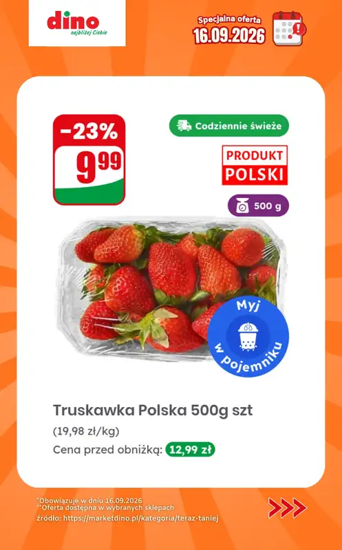 Dino - gazetka promocyjna Specjalna oferta na 16.09.2026 - promocje spoza gazetki   - strona 2