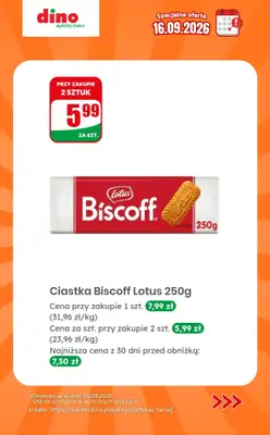 Dino - gazetka promocyjna Specjalna oferta na 16.09.2026 - promocje spoza gazetki od środy 16.09 do środy 16.09 - strona 5