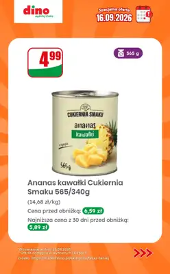 Dino - gazetka promocyjna Specjalna oferta na 16.09.2026 - promocje spoza gazetki od środy 16.09 do środy 16.09 - strona 11