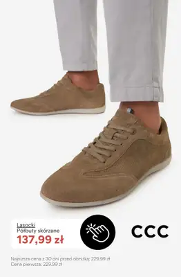 CCC - gazetka promocyjna SALE - skórzane obuwie męskie od czwartku 17.09  - strona 3