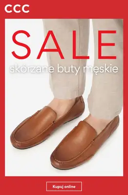 CCC - gazetka promocyjna SALE - skórzane obuwie męskie od czwartku 17.09 