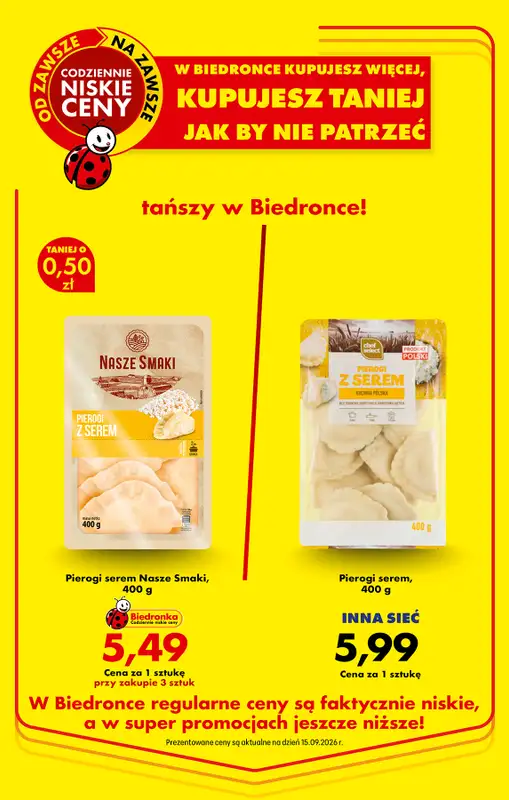 Biedronka - gazetka promocyjna Od poniedziałku, Z ladą tradycyjną od poniedziałku 14.09 do soboty 19.09 - strona 7