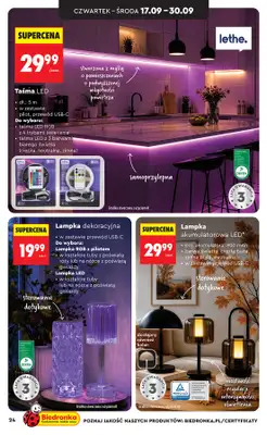 Biedronka - gazetka promocyjna Hity i inspiracje, od 12.09 od soboty 12.09 do środy 30.09 - strona 28
