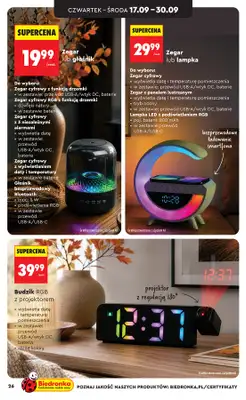 Biedronka - gazetka promocyjna Hity i inspiracje, od 12.09 od soboty 12.09 do środy 30.09 - strona 30