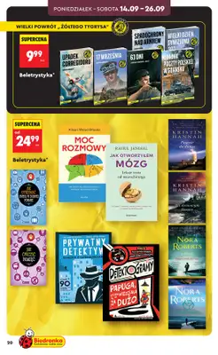 Biedronka - gazetka promocyjna Hity i inspiracje, od 12.09 od soboty 12.09 do środy 30.09 - strona 24