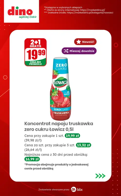Dino - gazetka promocyjna Nowości w Dino! od środy 16.09  - strona 4