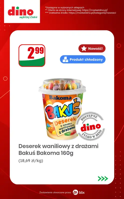 Dino - gazetka promocyjna Nowości w Dino! od środy 16.09  - strona 11