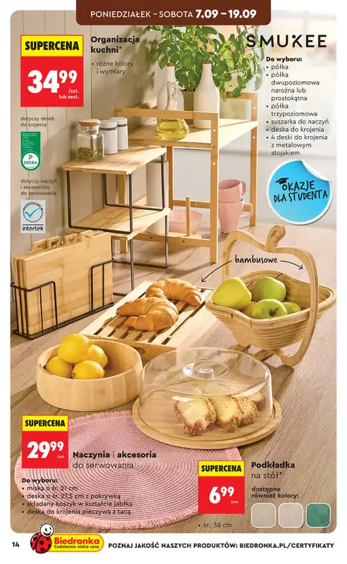 Biedronka - gazetka promocyjna Hity i inspiracje, od 05.09 od soboty 05.09 do soboty 19.09 - strona 18