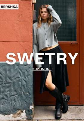 Bershka - gazetka promocyjna Swetry damskie od środy 16.09 