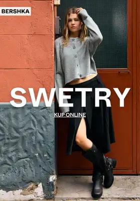 Bershka - gazetka promocyjna Swetry damskie od środy 16.09 