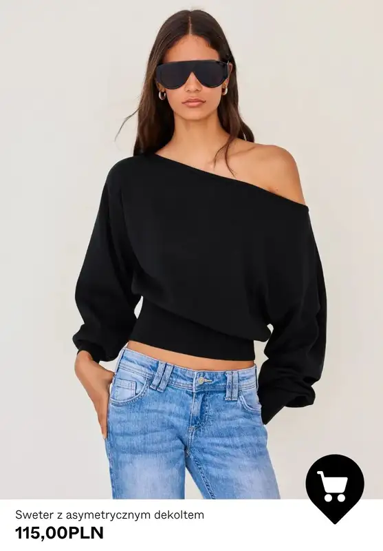 Bershka - gazetka promocyjna Swetry damskie od środy 16.09  - strona 3
