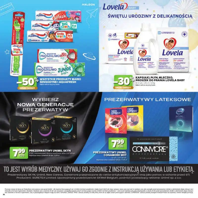 Stokrotka - gazetka promocyjna Katalog urodzinowy  do środy 23.09 - strona 36