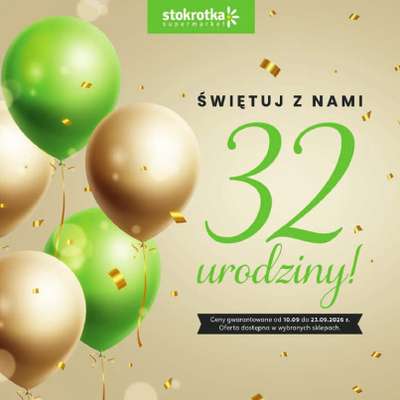 Stokrotka - gazetka promocyjna Katalog urodzinowy  do środy 23.09