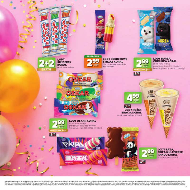 Stokrotka - gazetka promocyjna Katalog urodzinowy  do środy 23.09 - strona 21