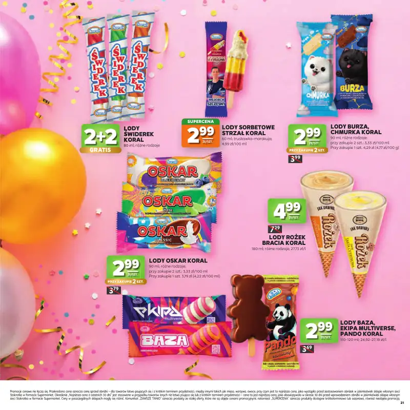 Stokrotka - gazetka promocyjna Katalog urodzinowy  do środy 23.09 - strona 21