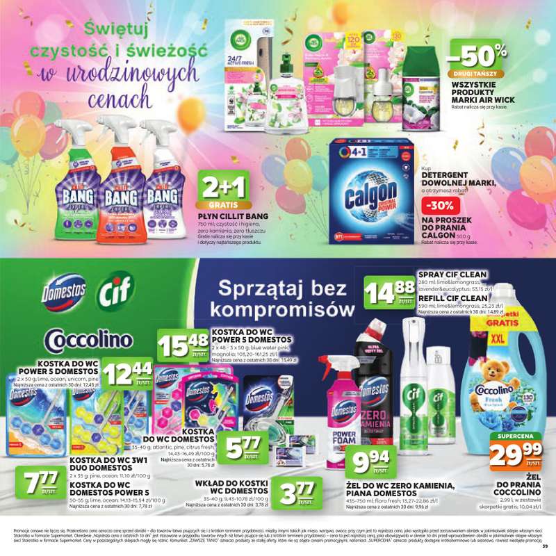 Stokrotka - gazetka promocyjna Katalog urodzinowy  do środy 23.09 - strona 39