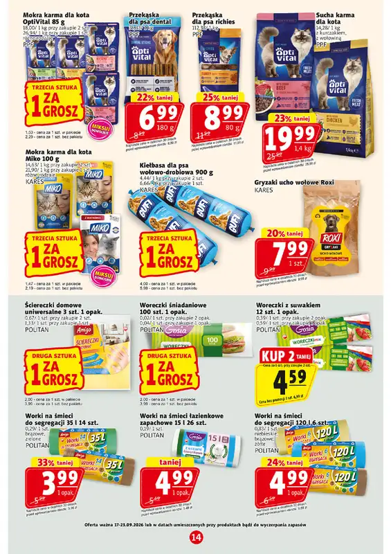 Prim Market - gazetka promocyjna Gazetka od czwartku 17.09 do środy 23.09 - strona 14