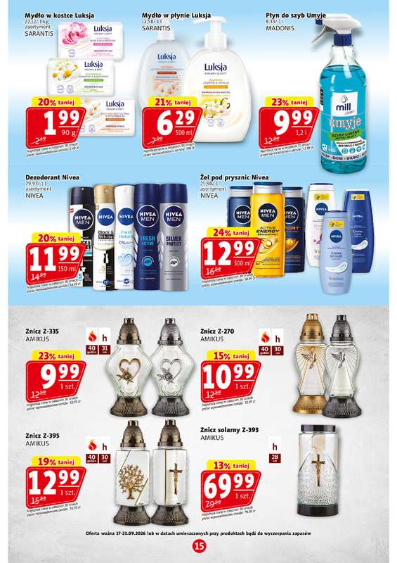 Prim Market - gazetka promocyjna Gazetka od czwartku 17.09 do środy 23.09 - strona 15