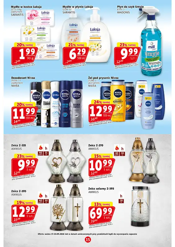 Prim Market - gazetka promocyjna Gazetka od czwartku 17.09 do środy 23.09 - strona 15