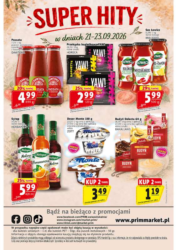 Prim Market - gazetka promocyjna Gazetka od czwartku 17.09 do środy 23.09 - strona 16