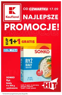 Kaufland - gazetka promocyjna Najlepsze promocje! od czwartku 17.09 do środy 23.09