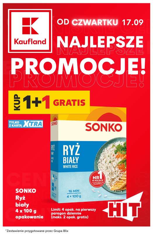 Kaufland - gazetka promocyjna Najlepsze promocje! od czwartku 17.09 do środy 23.09