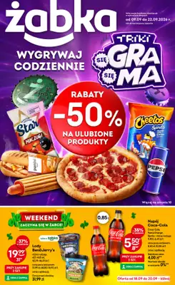 Żabka - gazetka promocyjna Gazetka od środy 09.09 do wtorku 22.09