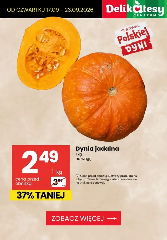 Delikatesy Centrum - gazetka promocyjna Owoce i warzywa do -50% od czwartku 17.09 do środy 23.09 - strona 6