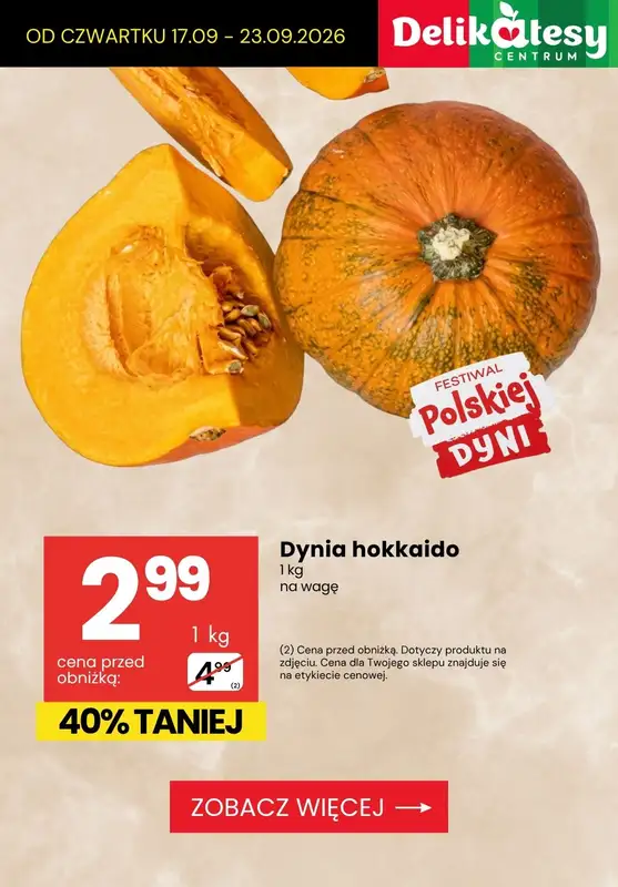 Delikatesy Centrum - gazetka promocyjna Owoce i warzywa do -50% od czwartku 17.09 do środy 23.09 - strona 5