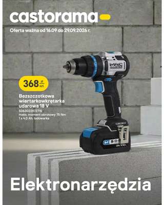 Castorama - gazetka promocyjna Elektronarzędzia od środy 16.09 do wtorku 29.09