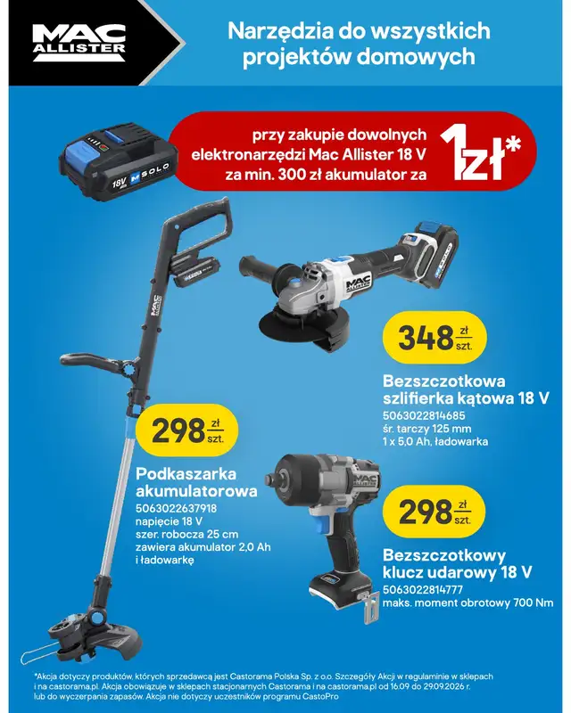 Castorama - gazetka promocyjna Elektronarzędzia od środy 16.09 do wtorku 29.09 - strona 3