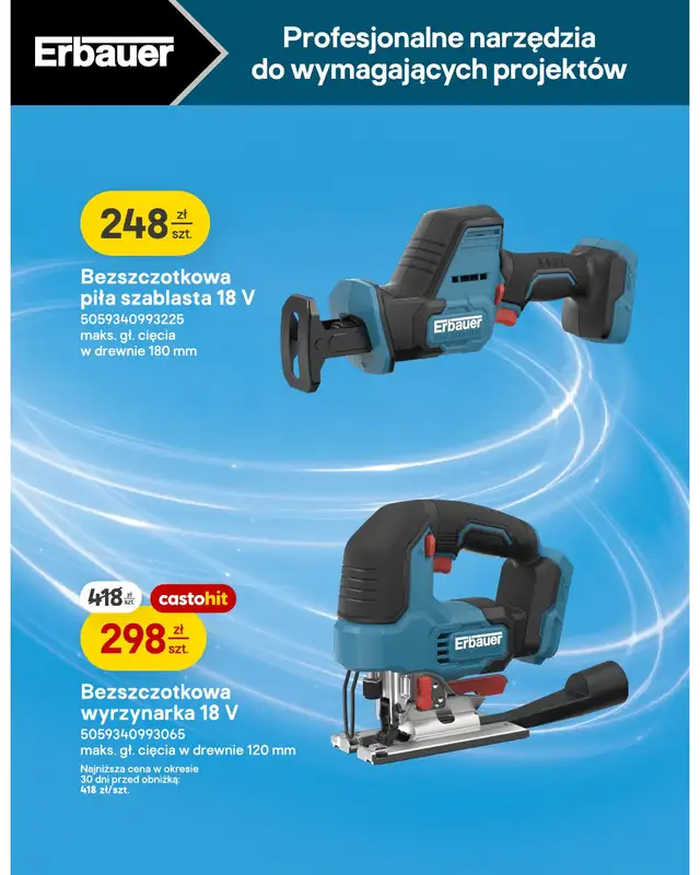 Castorama - gazetka promocyjna Elektronarzędzia od środy 16.09 do wtorku 29.09 - strona 4