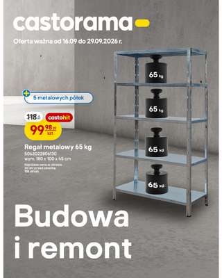 Castorama - gazetka promocyjna Budowa i remont od środy 16.09 do wtorku 29.09