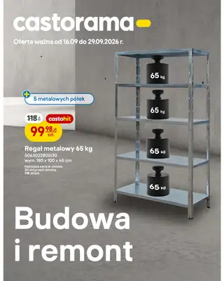 Castorama - gazetka promocyjna Budowa i remont od środy 16.09 do wtorku 29.09