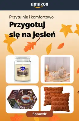 Amazon - gazetka promocyjna Jesienne niezbędniki od środy 16.09 