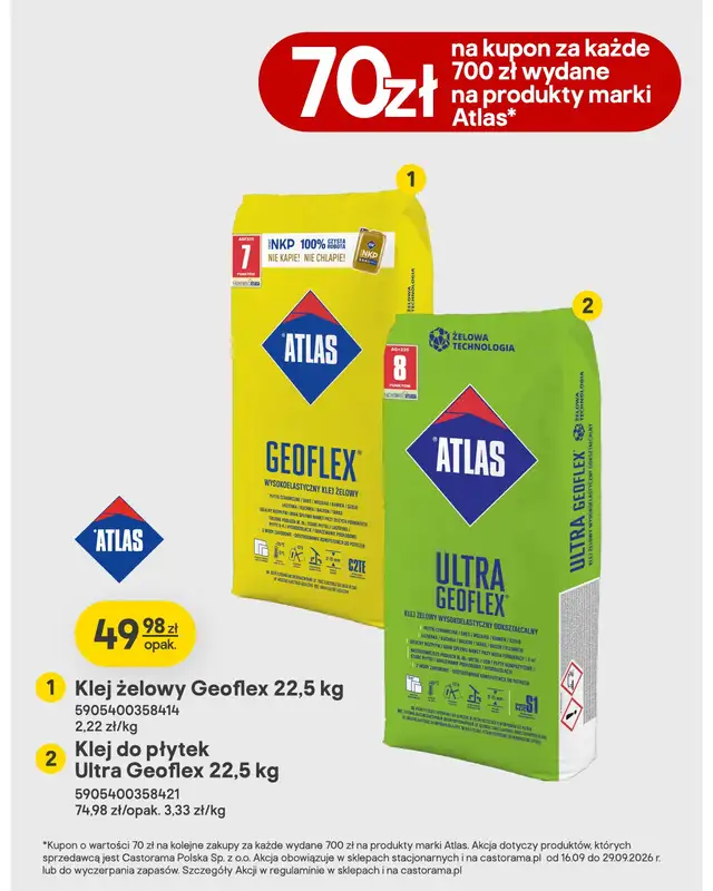 Castorama - gazetka promocyjna Podłogi i drzwi od środy 16.09 do wtorku 29.09 - strona 12