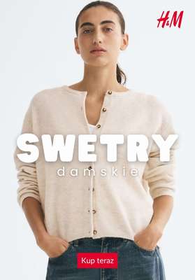 H&M - gazetka promocyjna SWETRY damskie od czwartku 17.09 do czwartku 24.09