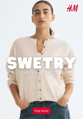 H&M - gazetka promocyjna SWETRY damskie od czwartku 17.09 do czwartku 24.09