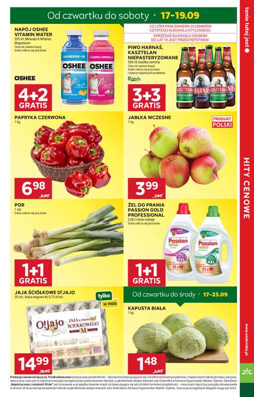 Stokrotka - gazetka promocyjna Gazetka Supermarket od czwartku 17.09 do środy 23.09 - strona 5