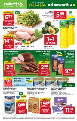 Stokrotka - gazetka promocyjna Gazetka Supermarket od czwartku 17.09 do środy 23.09