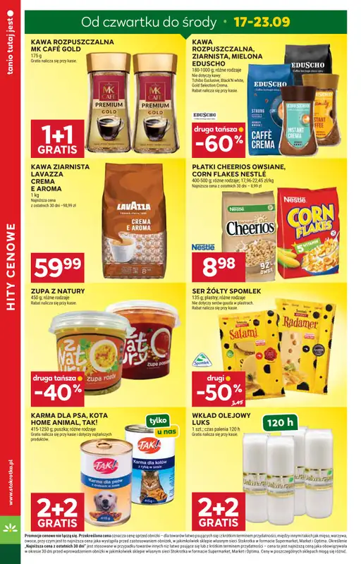 Stokrotka - gazetka promocyjna Gazetka Supermarket od czwartku 17.09 do środy 23.09 - strona 6