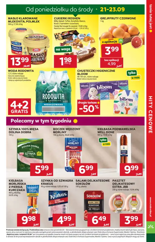 Stokrotka - gazetka promocyjna Gazetka Market od czwartku 17.09 do środy 23.09 - strona 9